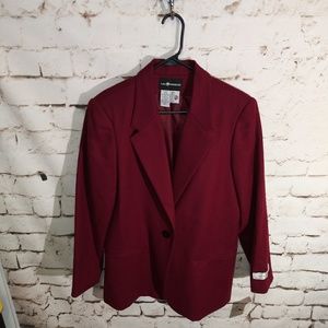 Women's Wool Blazer Jacket.